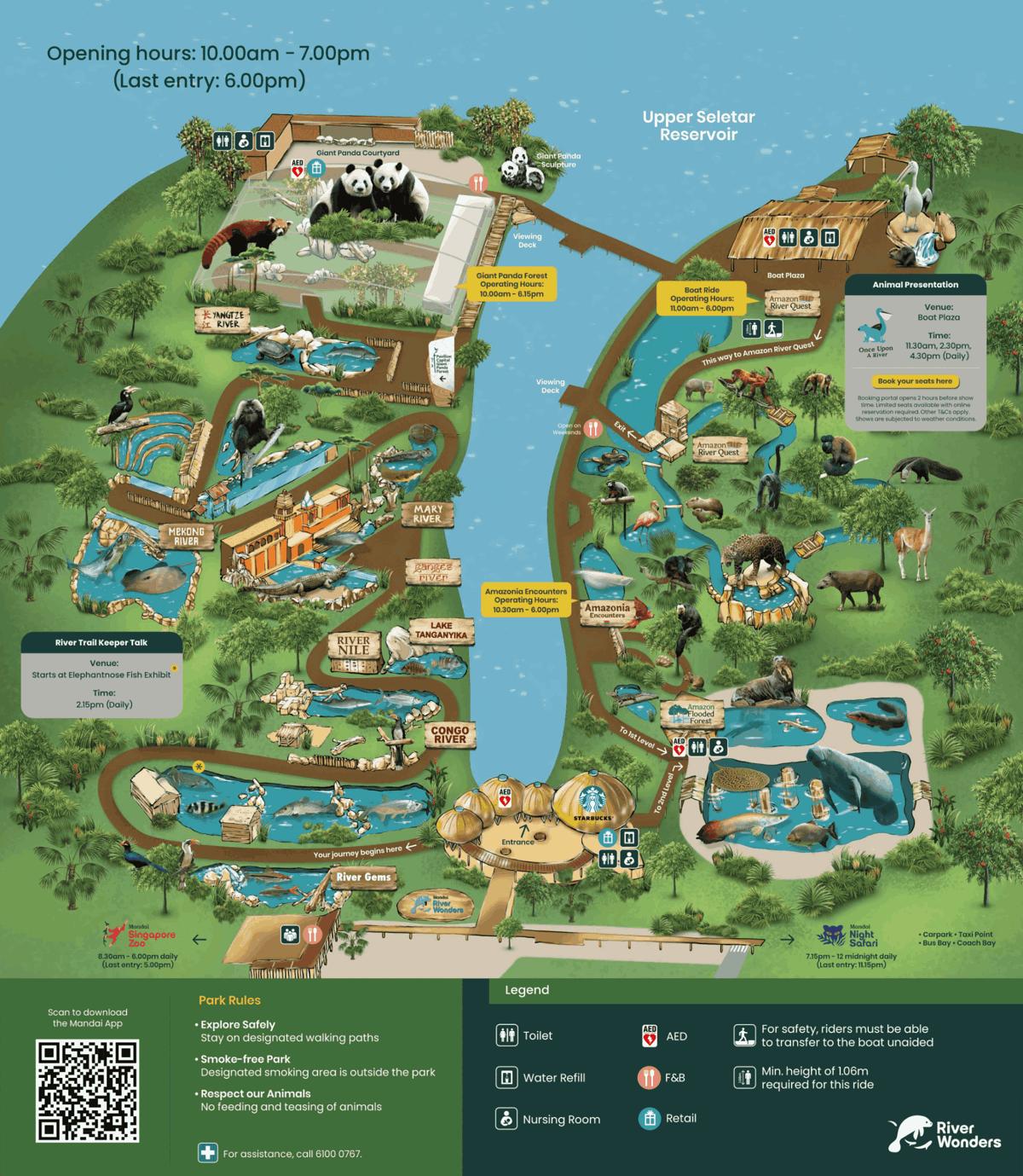 River Wonders Park Map